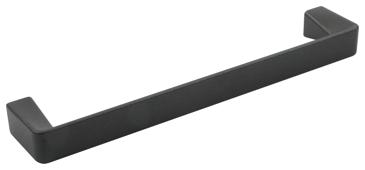 Image of Wickes Encanto Black Square Pull Handle - 332mm