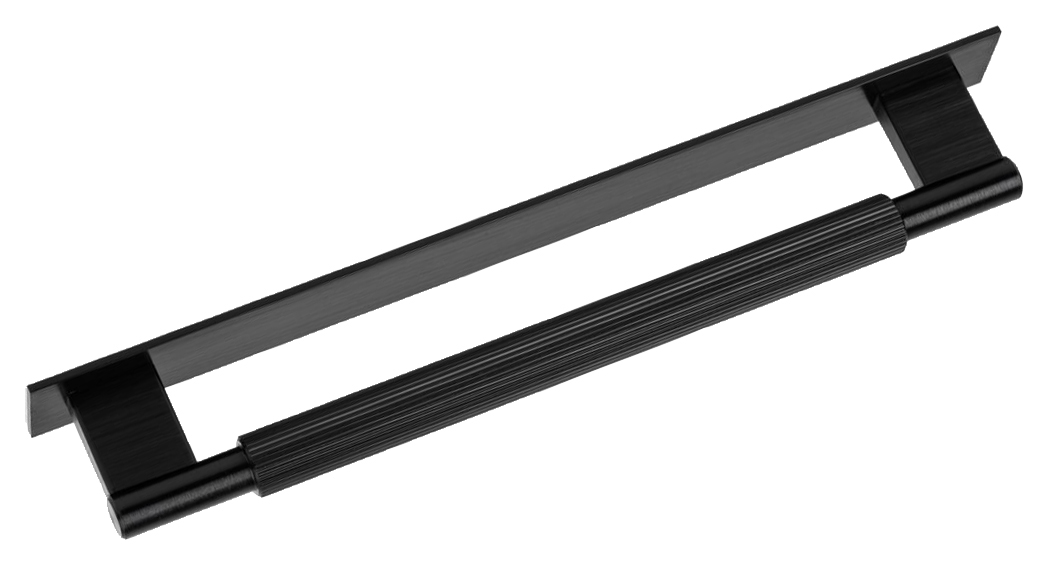 Image of Wickes Tahlia Black Pull Handle - 214mm