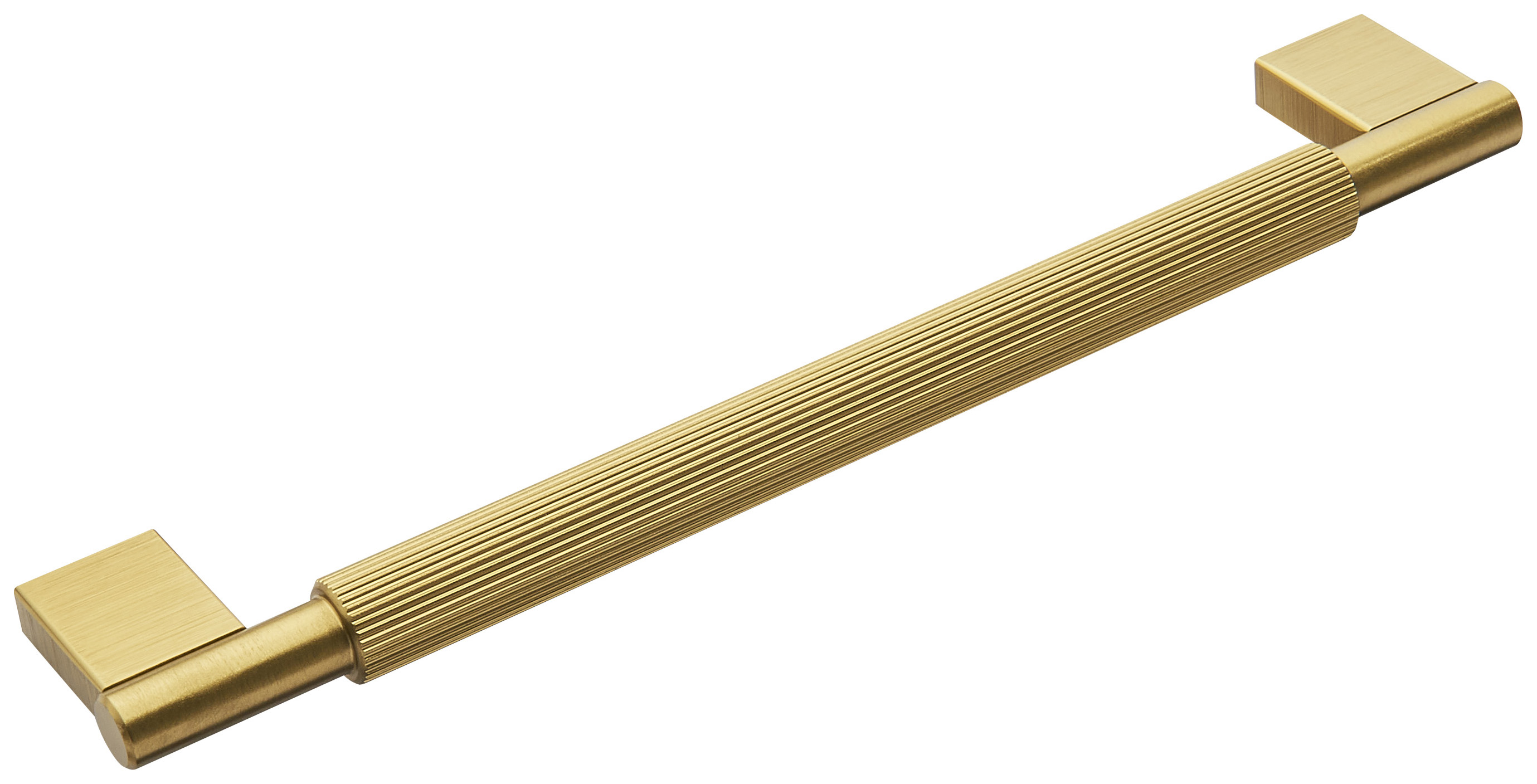 Image of Wickes Tahlia Brass Pull Handle - 214mm