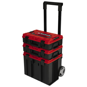 Einhell Stackable E Case Tower, Deep and 2 x Stackable Case &Trolley