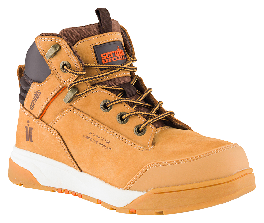 Scruffs Women's Switchback Safety Boots Tan - Size 4