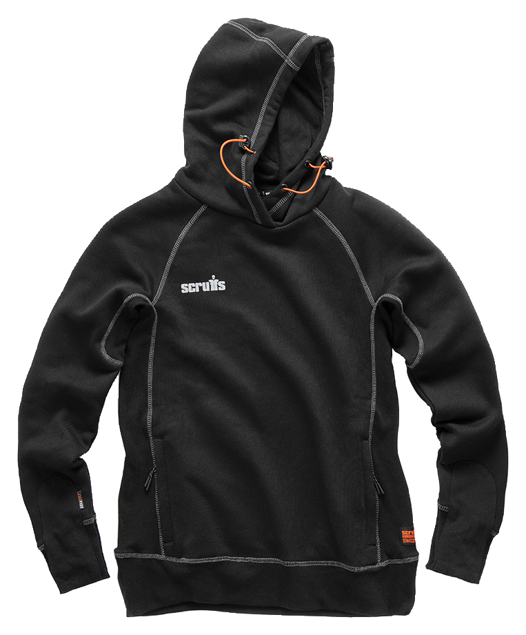 Scruffs Women's Trade Black Hoodie