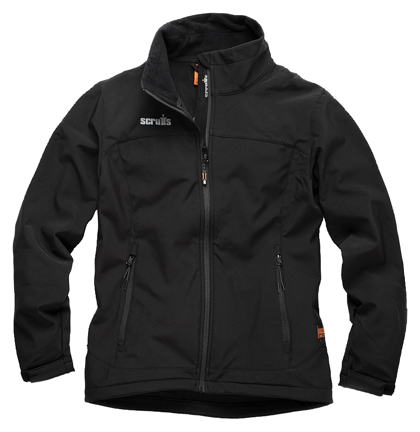 Scruffs Women's Trade Black Softshell Jacket