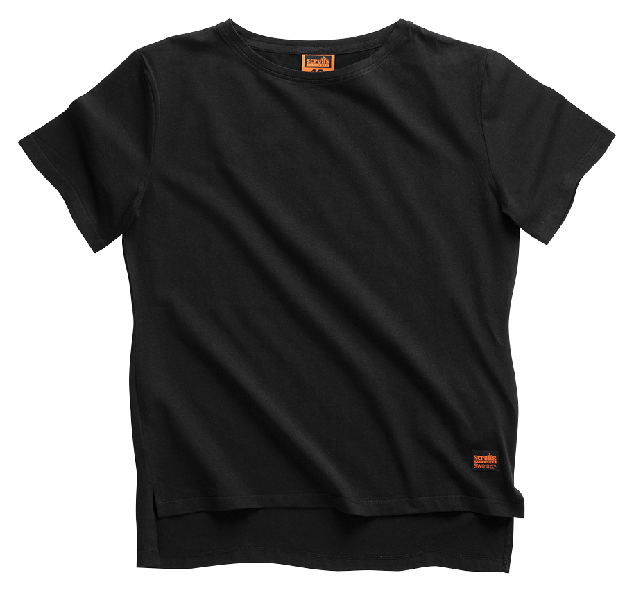 Image of Scruffs Women's Trade T-Shirt Black - Size 10