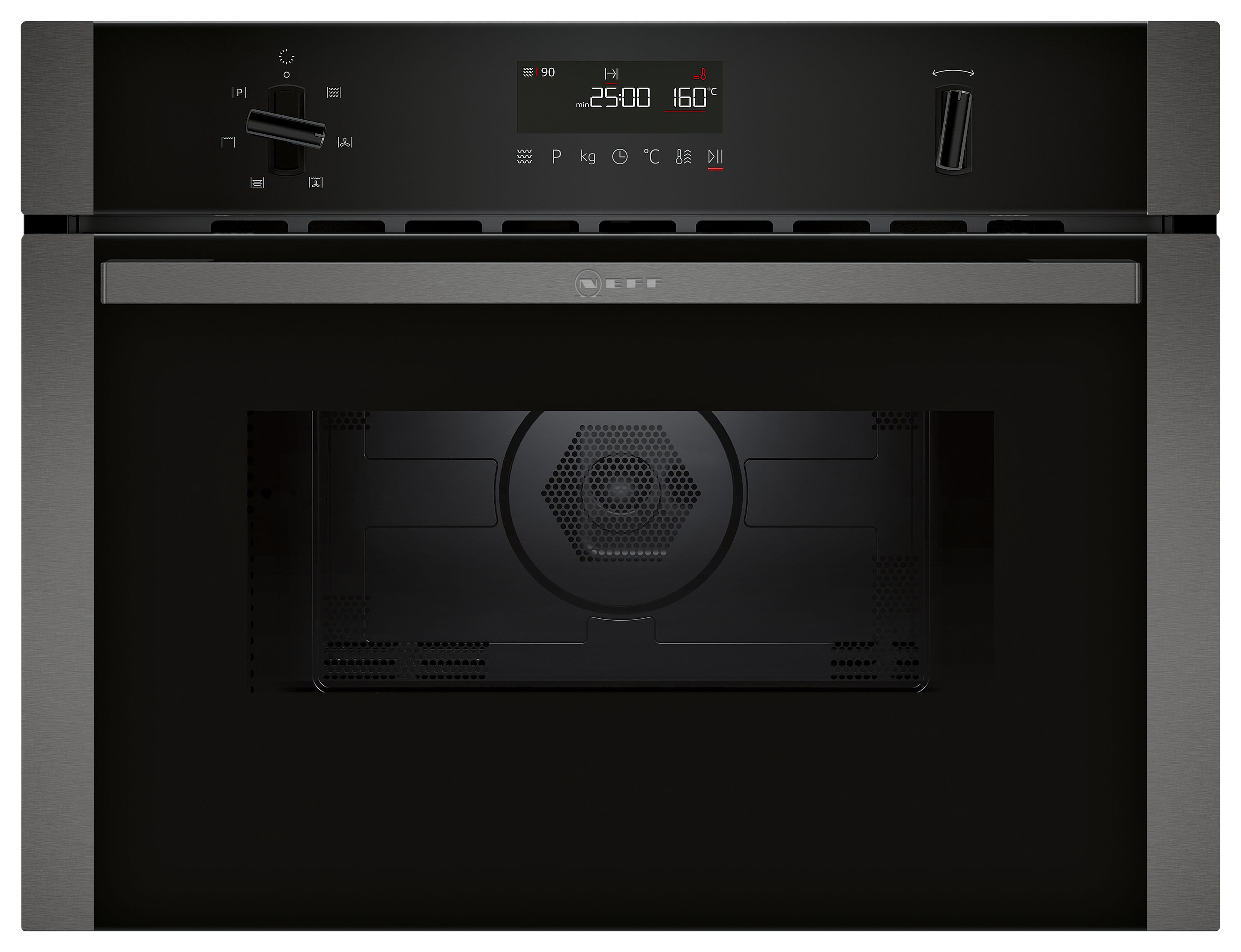 Image of NEFF C1AMG84G0B N50 Built-in Combination Microwave Oven - Graphite Grey