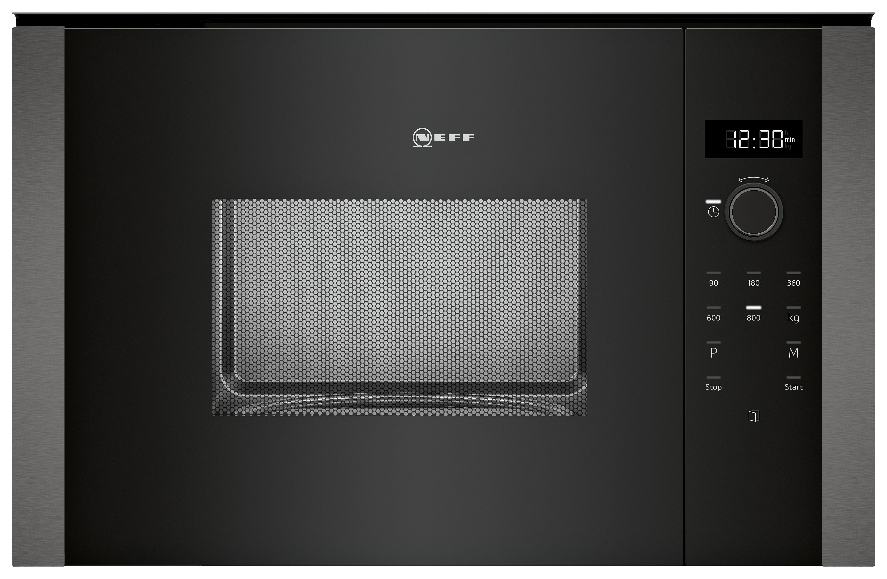 Image of NEFF HLAWD23G0B N50 Built-in Microwave Oven - Graphite Grey
