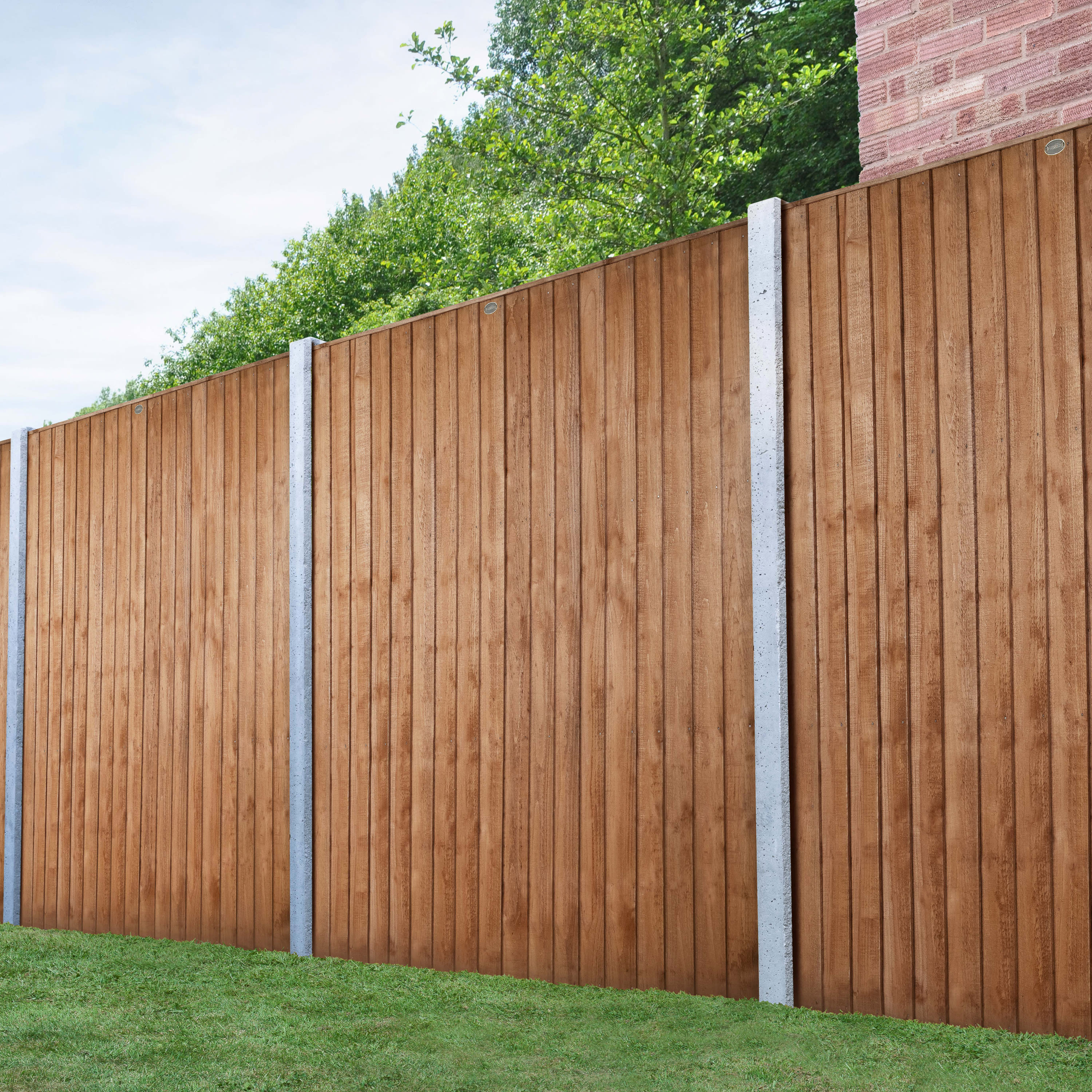 Forest Garden Dip Treated Closeboard Fence Panel -