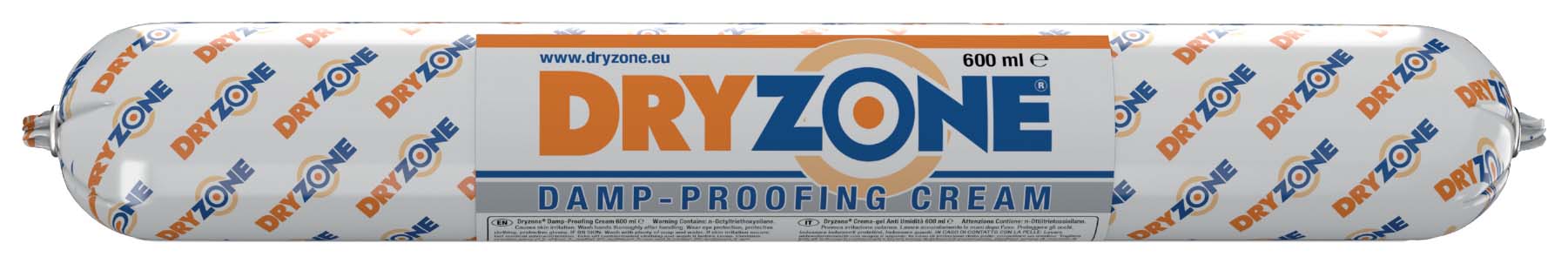 Dryzone Damp Proof Course Cream Foil Cartridge - 600ml