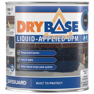 Drybase Black Liquid Damp Proof Membrane - 1L