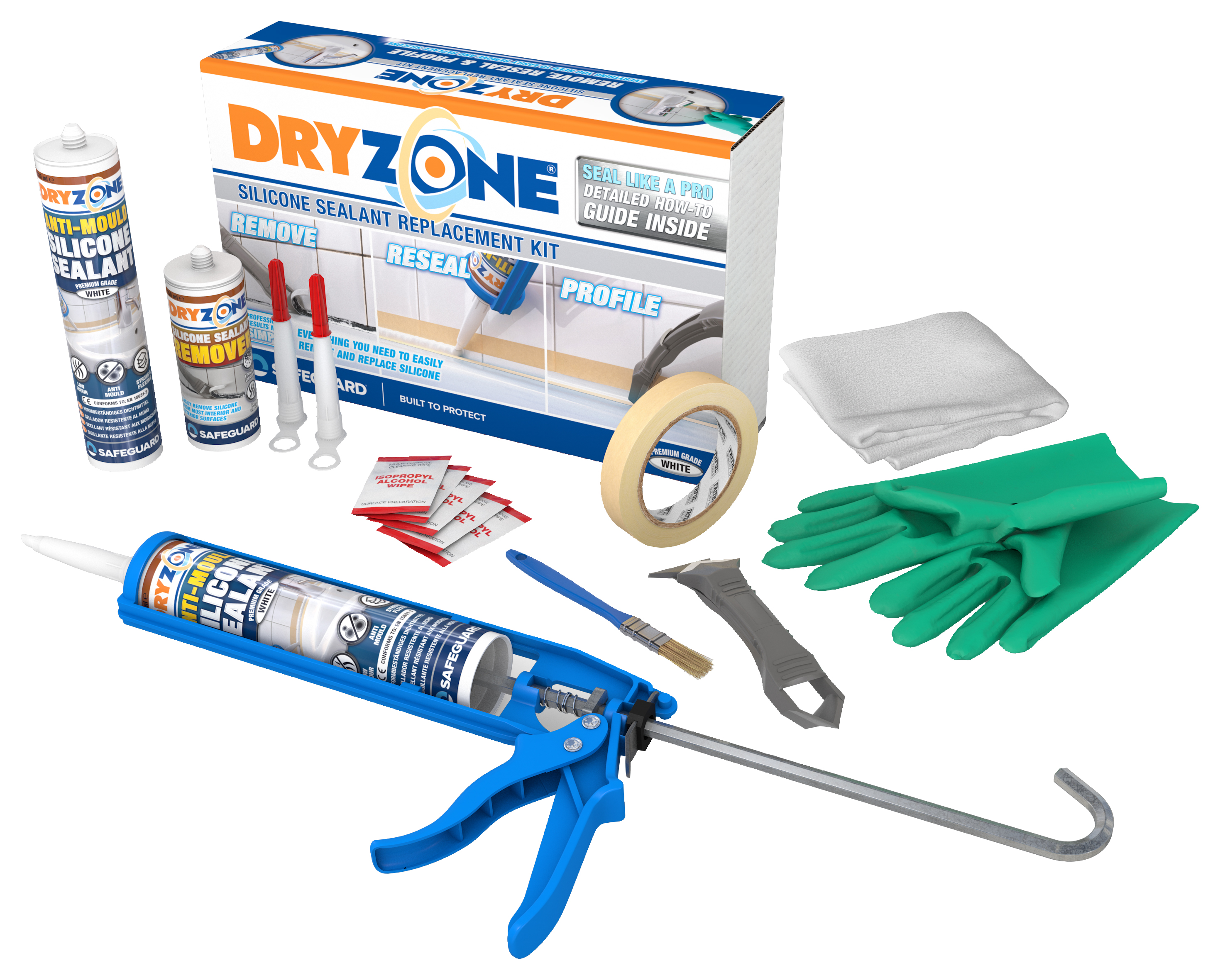 Image of Dryzone Anti-Mould Silicone Sealant Replacement Kit