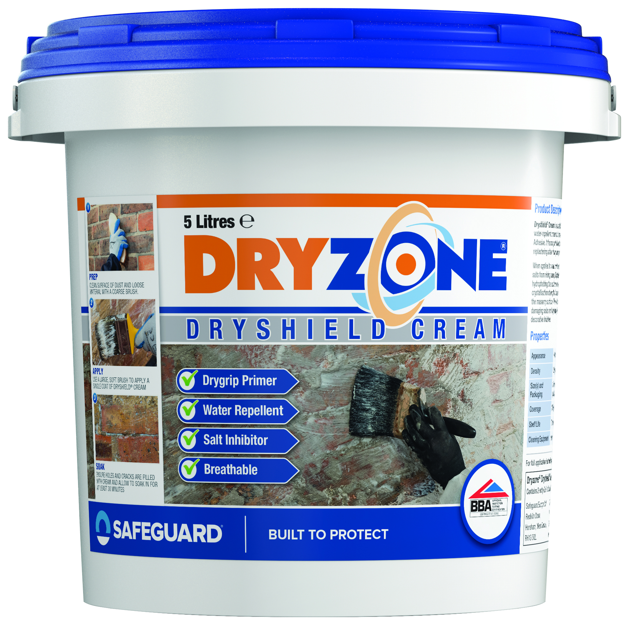 Image of Dryzone Dryshield Cream - 5L