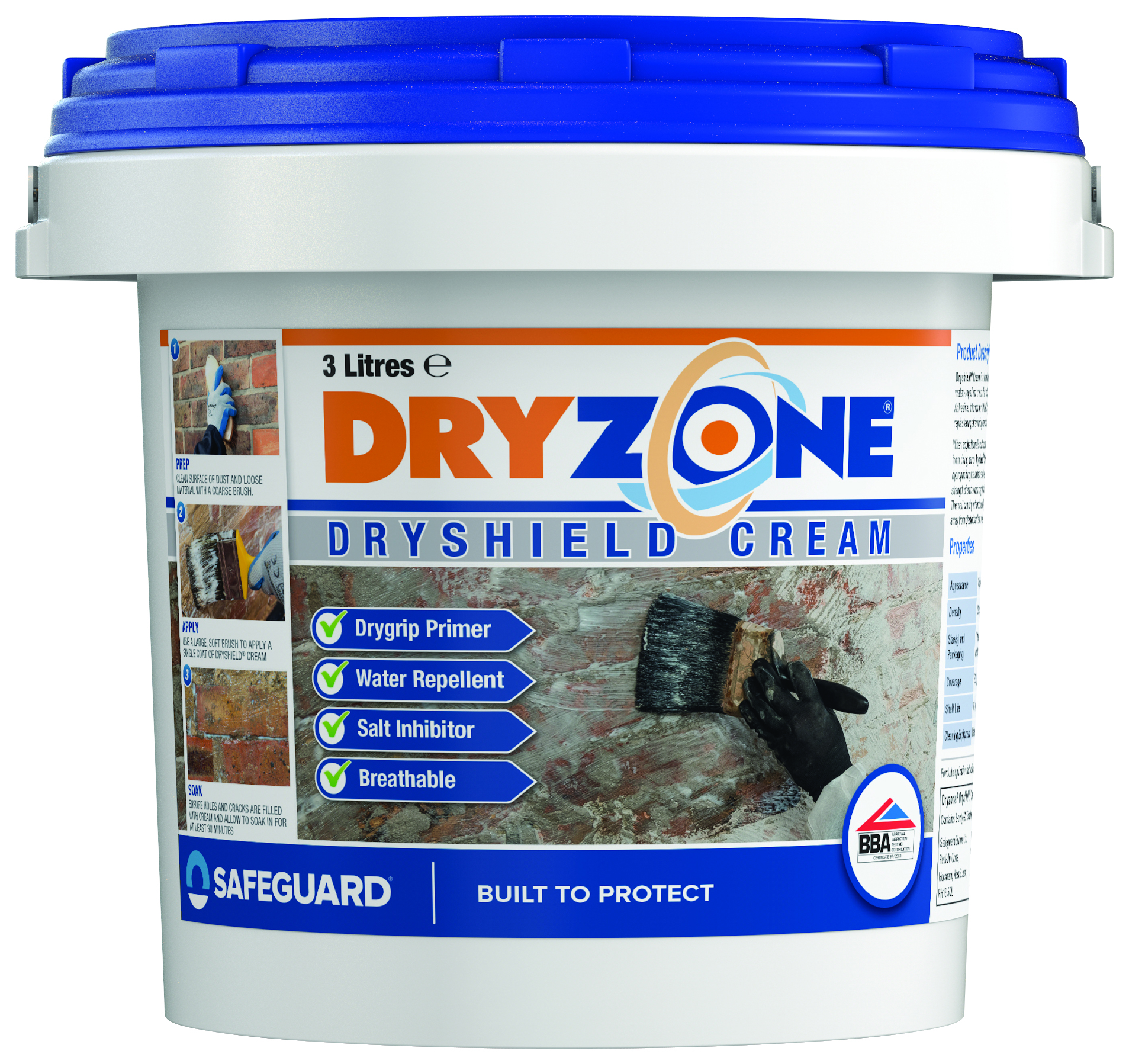 Image of Dryzone Dryshield Cream - 3L