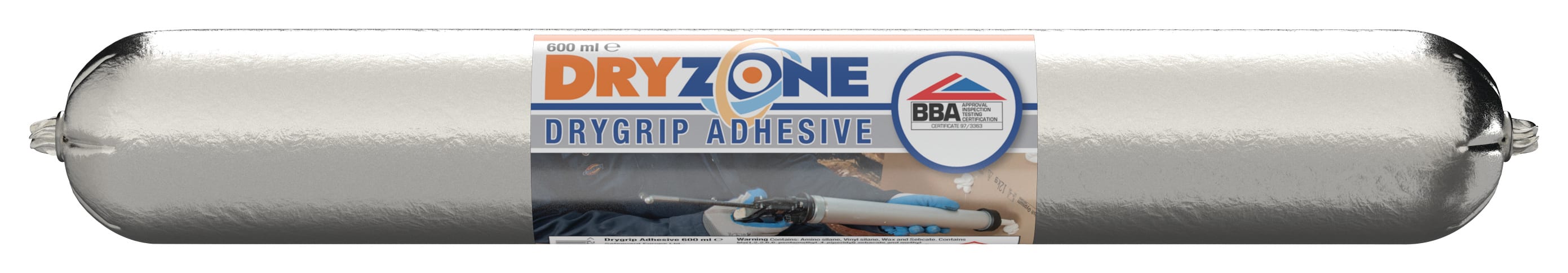 Dryzone Drygrip White Adhesive - 600ml