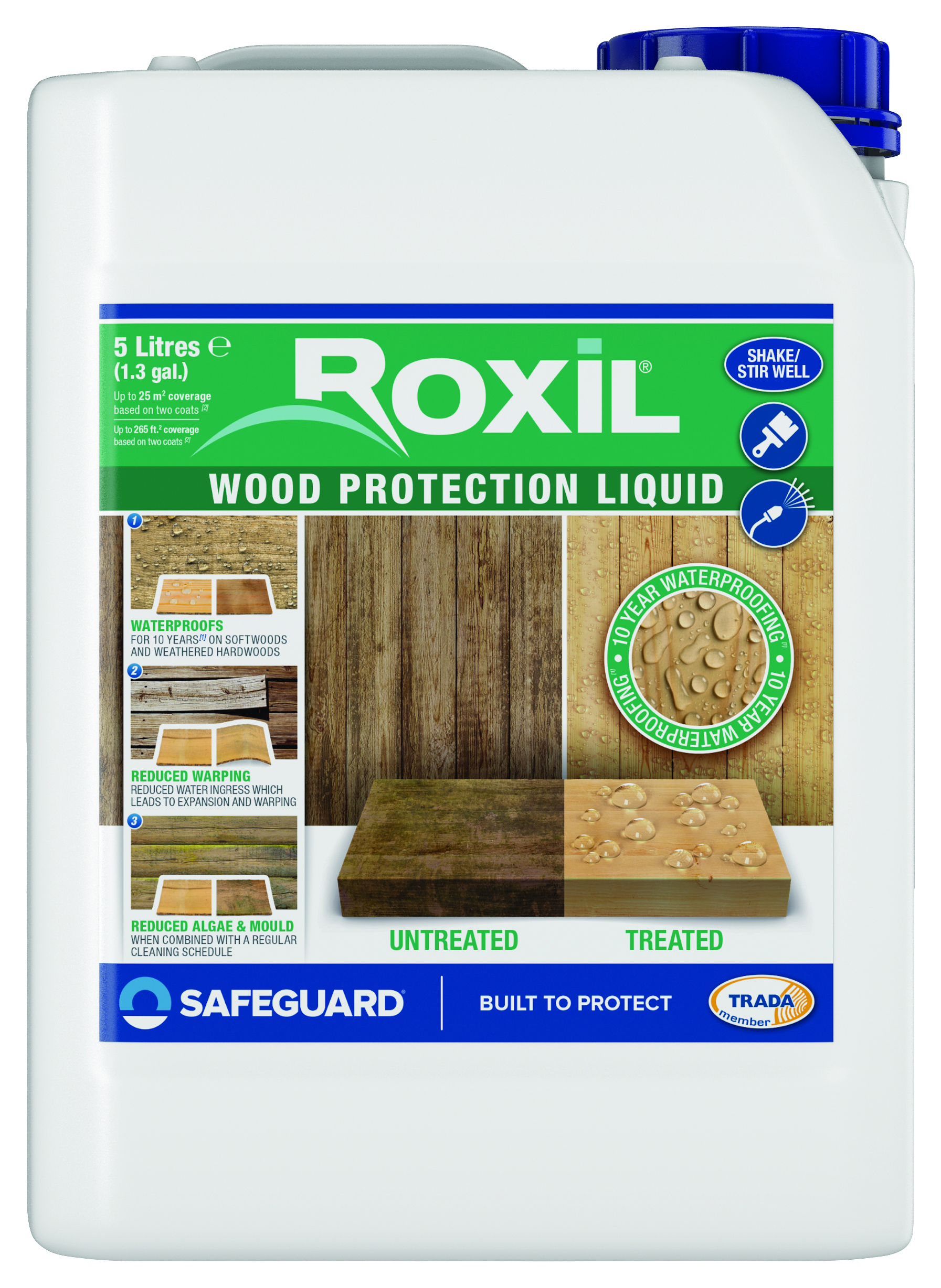 Image of Roxil Wood Protection Liquid - 5L