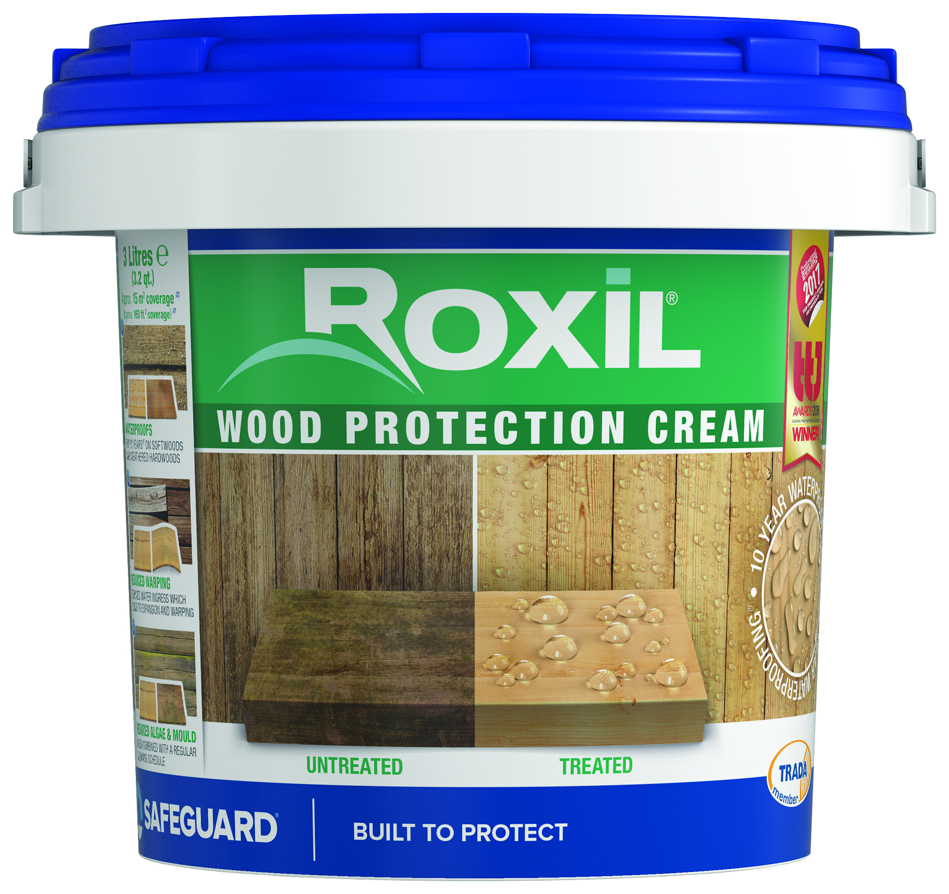 Image of Roxil Wood Protection Cream - 3L