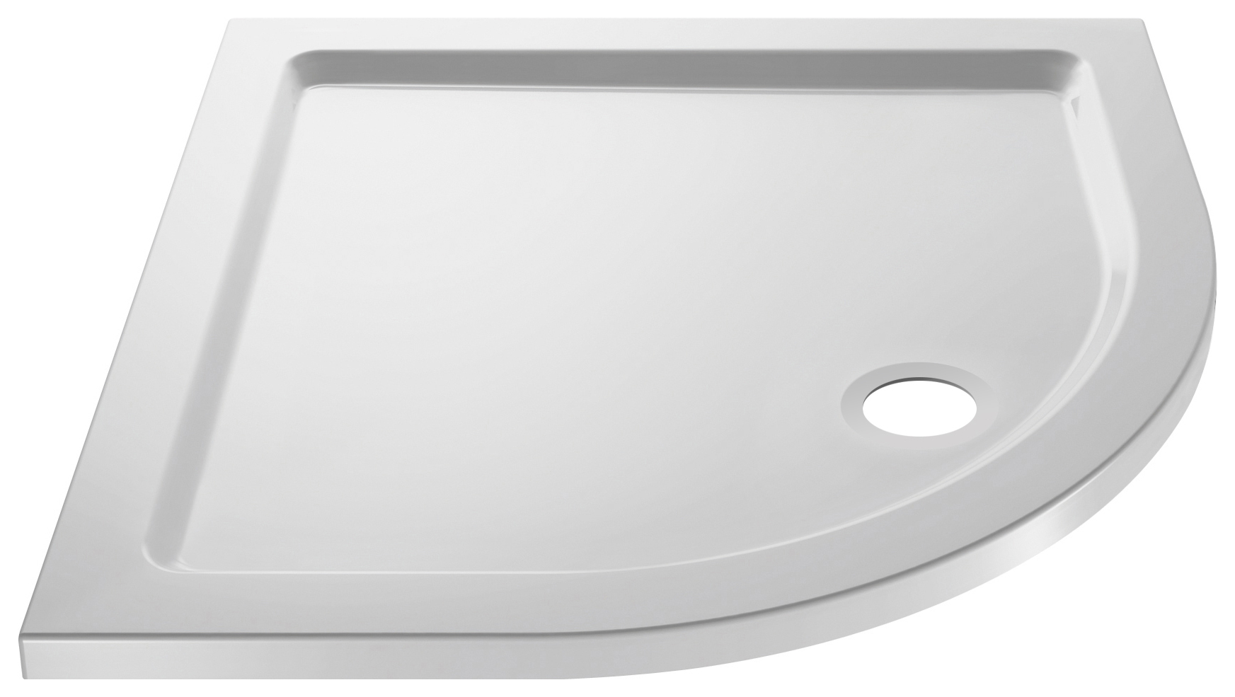 Image of Wickes Quadrant Pearlstone Shower Tray - 800 x 800mm