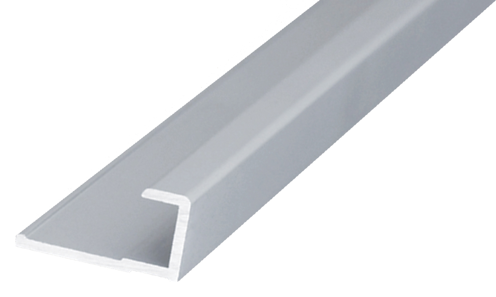 Corlea End Trim - Satin Aluminium