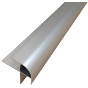 Corlea External Corner - Satin Aluminium