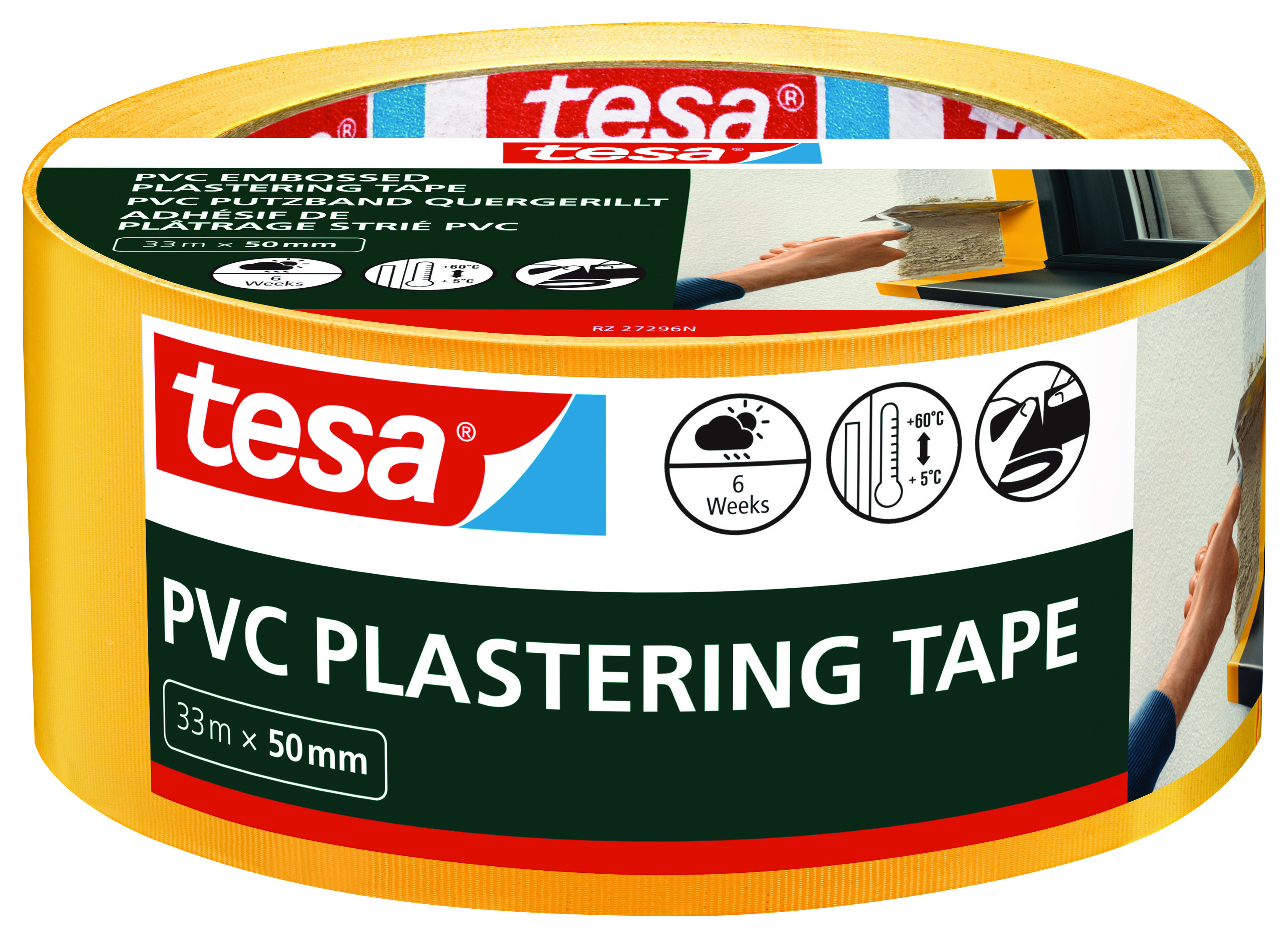 Tesa PVC Outdoor Masking Tape - 33m x