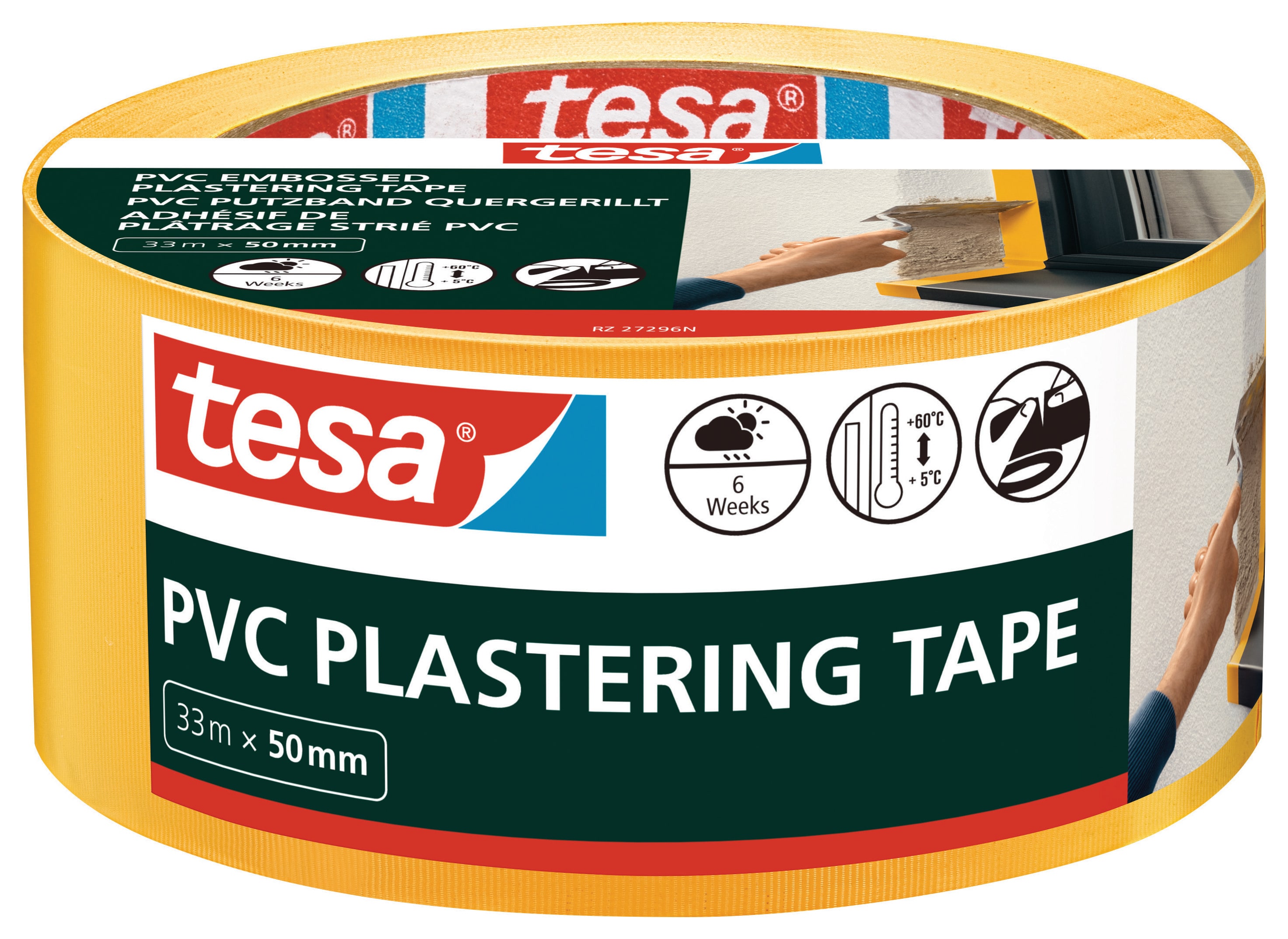 Tesa PVC Outdoor Masking Tape - 33m x