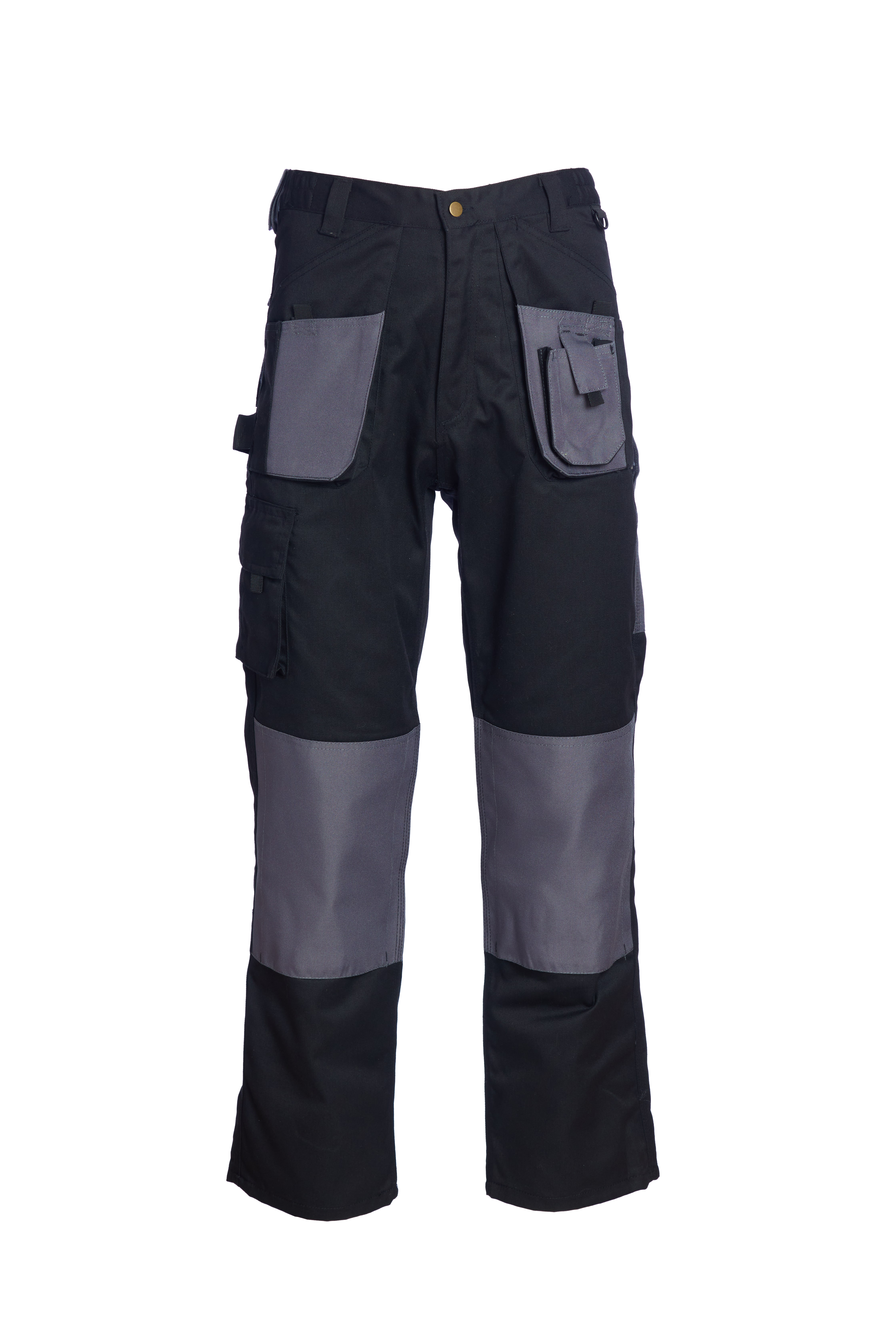 Blackrock Black & Grey Work Trousers - 32W 31L