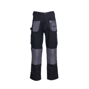 Image of Blackrock Black & Grey Work Trousers - 32W 31L