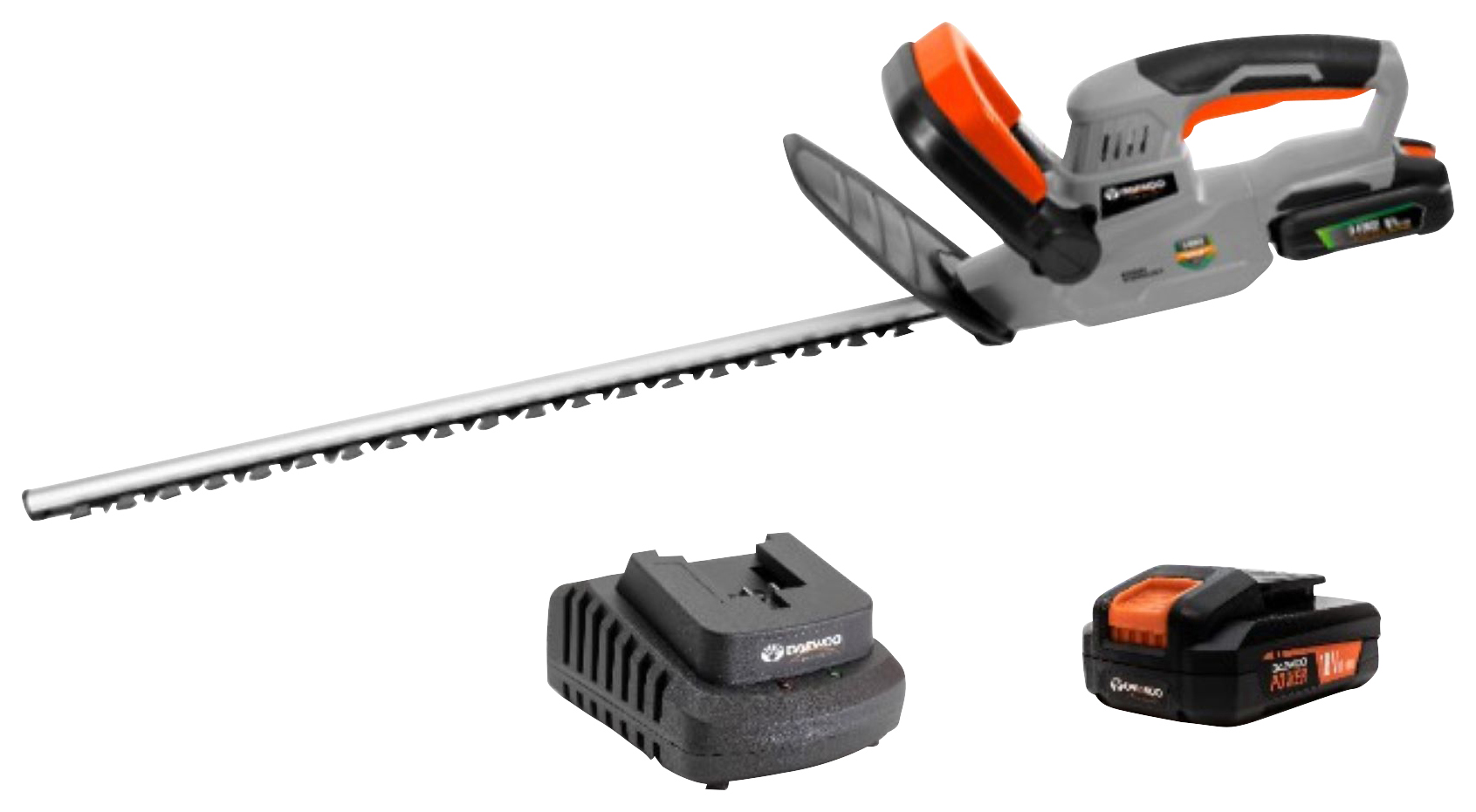 Image of Daewoo Cordless 18V Hedge Trimmer with 2Ah Battery