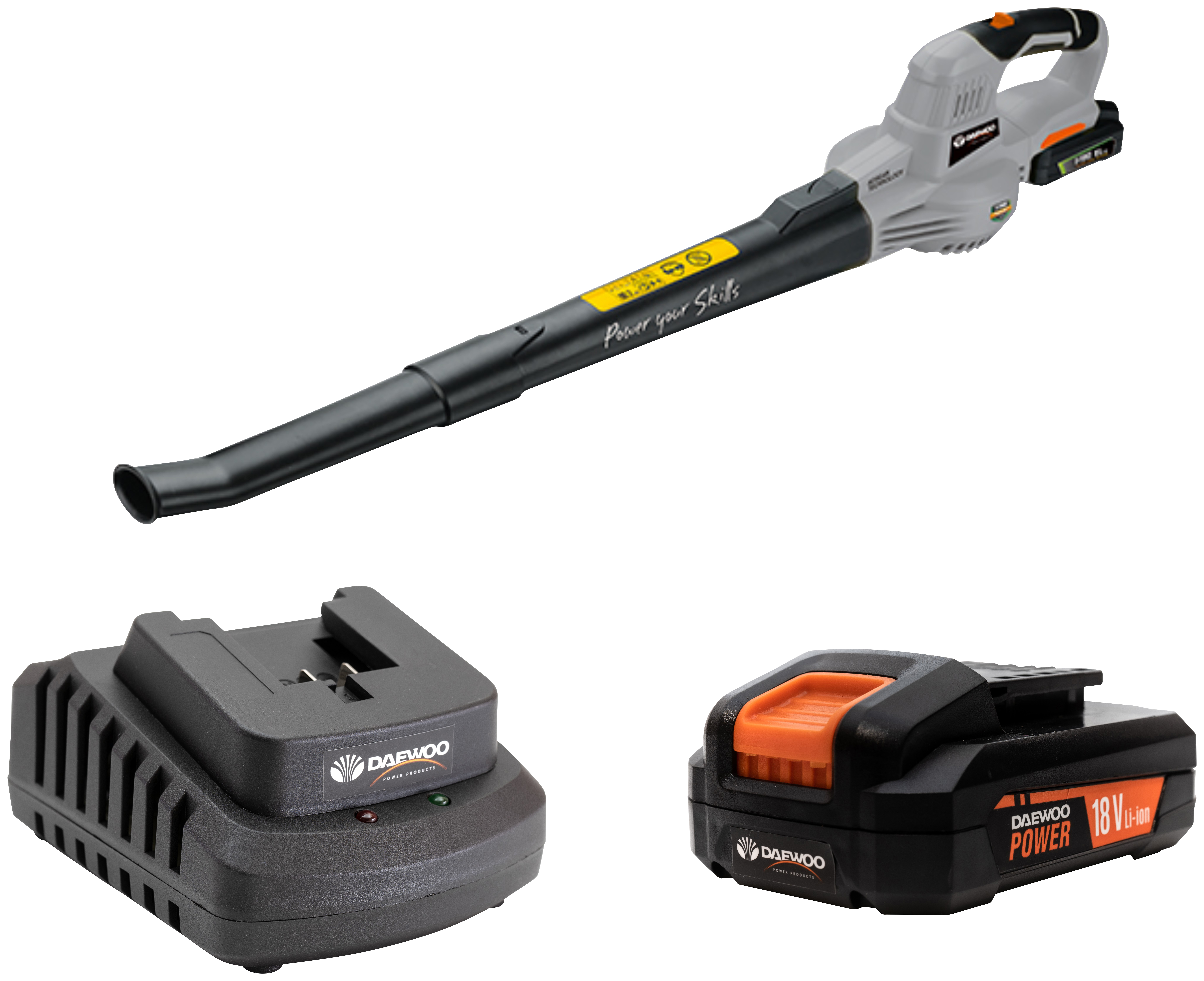 Image of Daewoo Cordless 18V Leaf Blower with 2Ah Battery