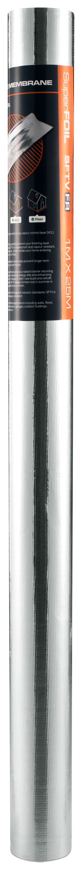 Image of SuperFOIL SFTVFR Aluminium Foil Membrane - 1 x 25m