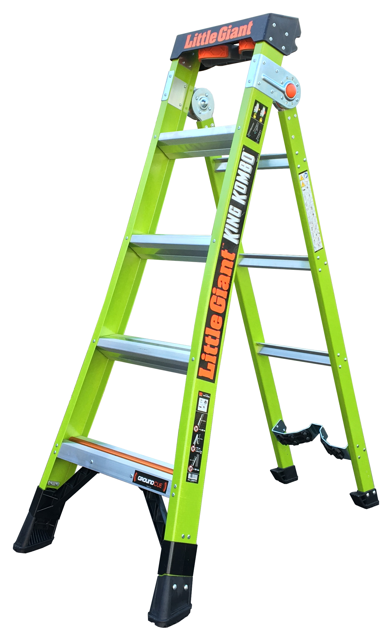 Image of Little Giant 5 Tread King Kombo™ Industrial Extension Ladder