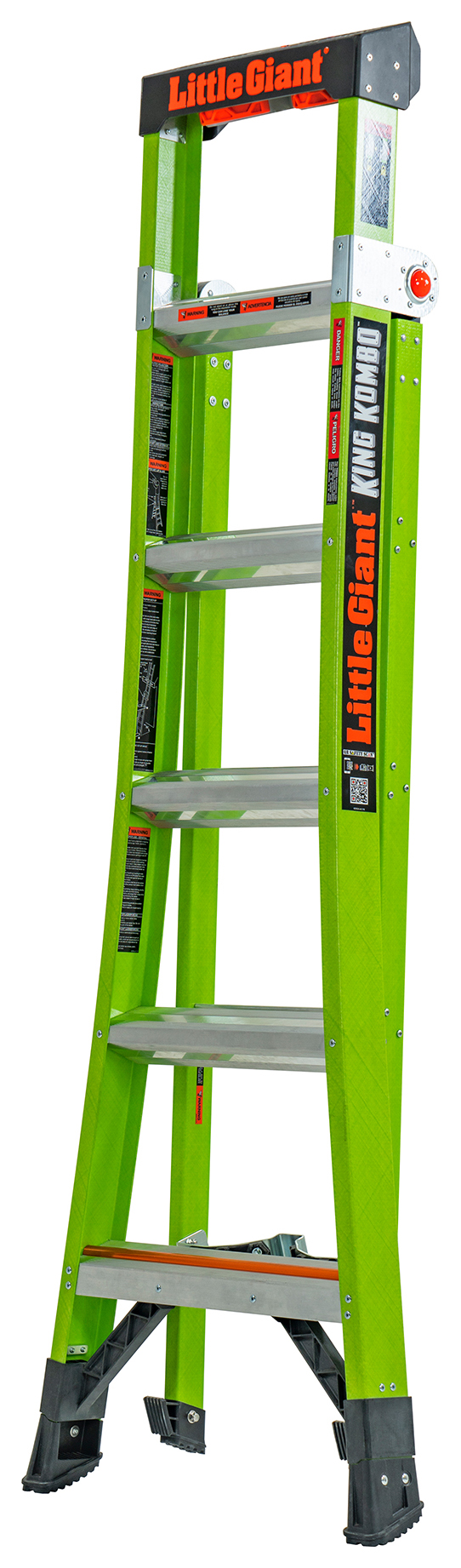 Image of Little Giant 6 Tread King Kombo™ Industrial Extension Ladder