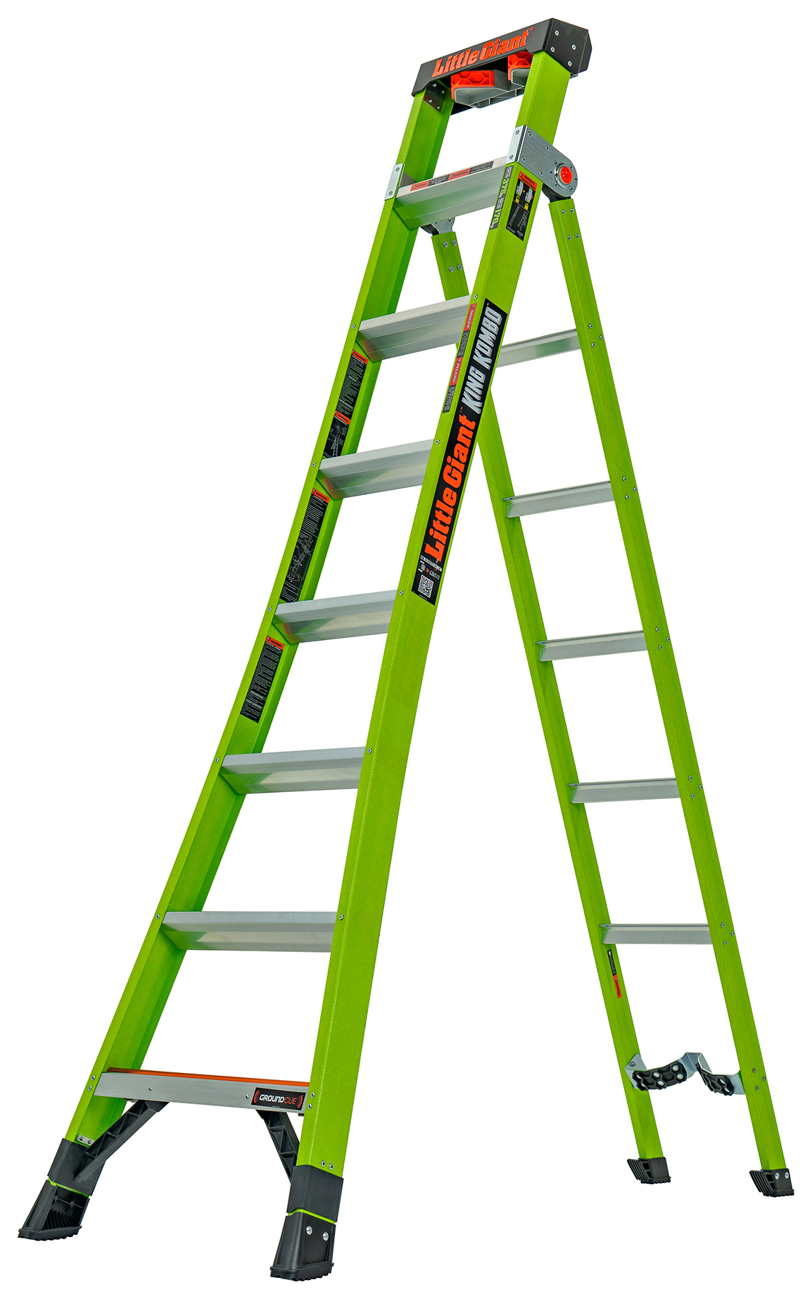 Image of Little Giant 8 Tread King Kombo™ Industrial Extension Ladder