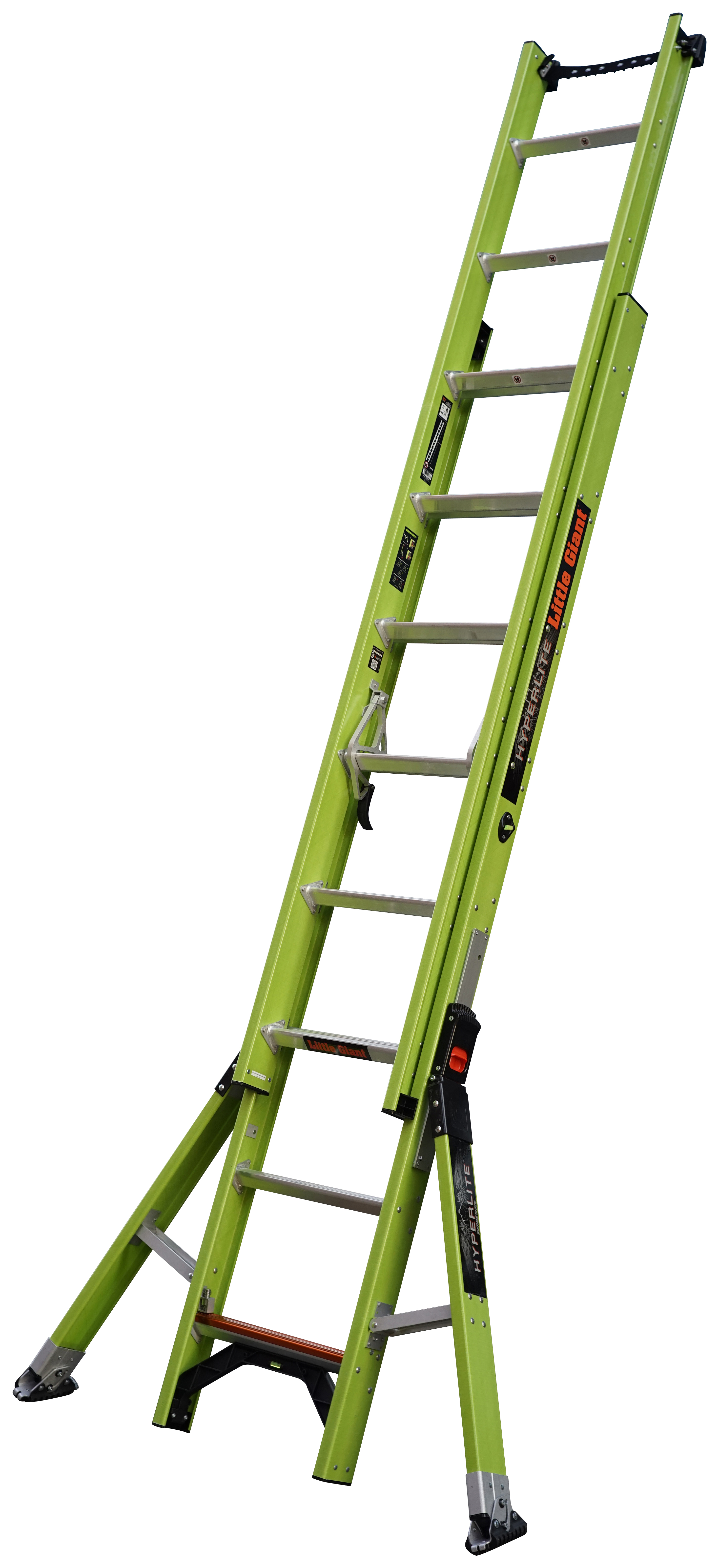 Little Giant HyperLite SumoStance Pro Hi-Viz Fibreglass Step Ladder - 2.6m