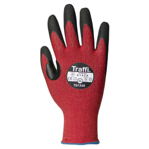 Traffi TG1240 Carbon Neutral Cut Level A Nitrile Foam Glove - Size L