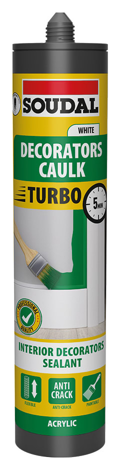 Soudal Turbo Decorators Caulk 290ml Wickes.co.uk