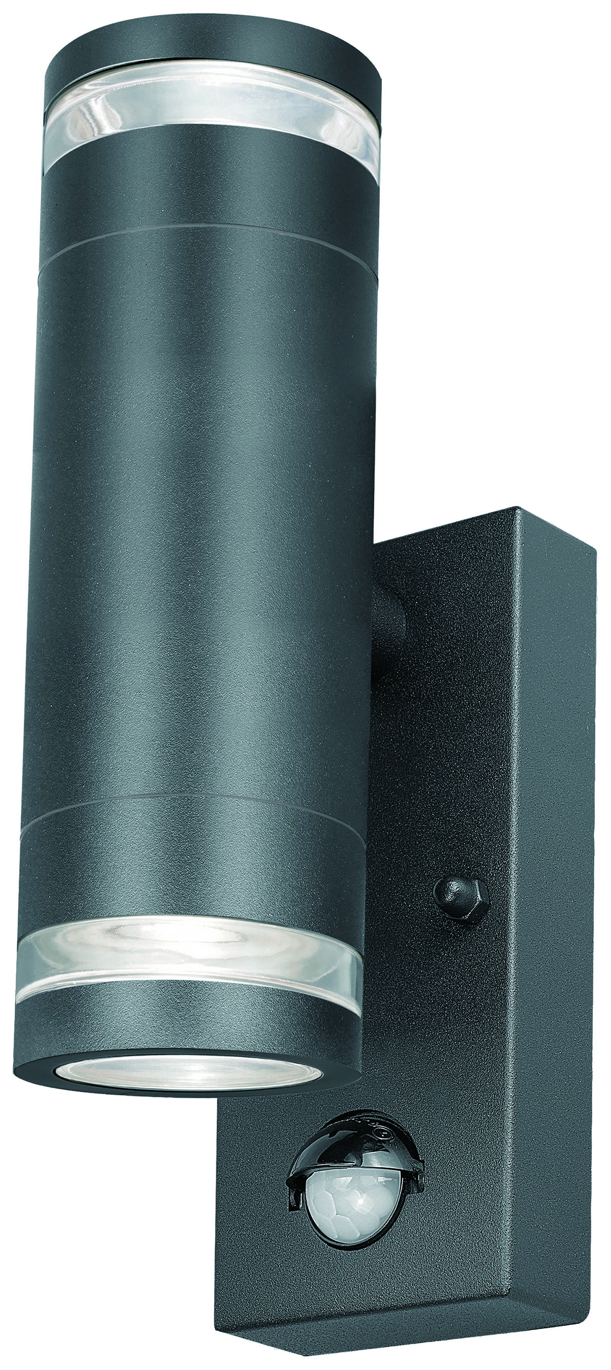 4Lite Marinus Up & Down PIR Wall Light - Anthracite Grey