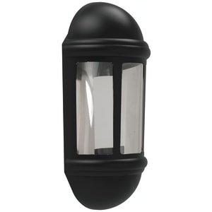 4Lite Outdoor LED Half Wall Lantern - Black