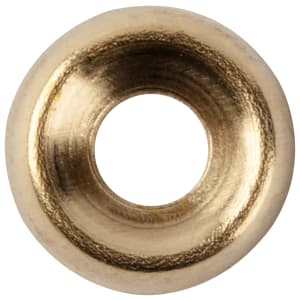 Wickes Brass Plated Screw Cup Washers - 3.5mm - Pack of 50