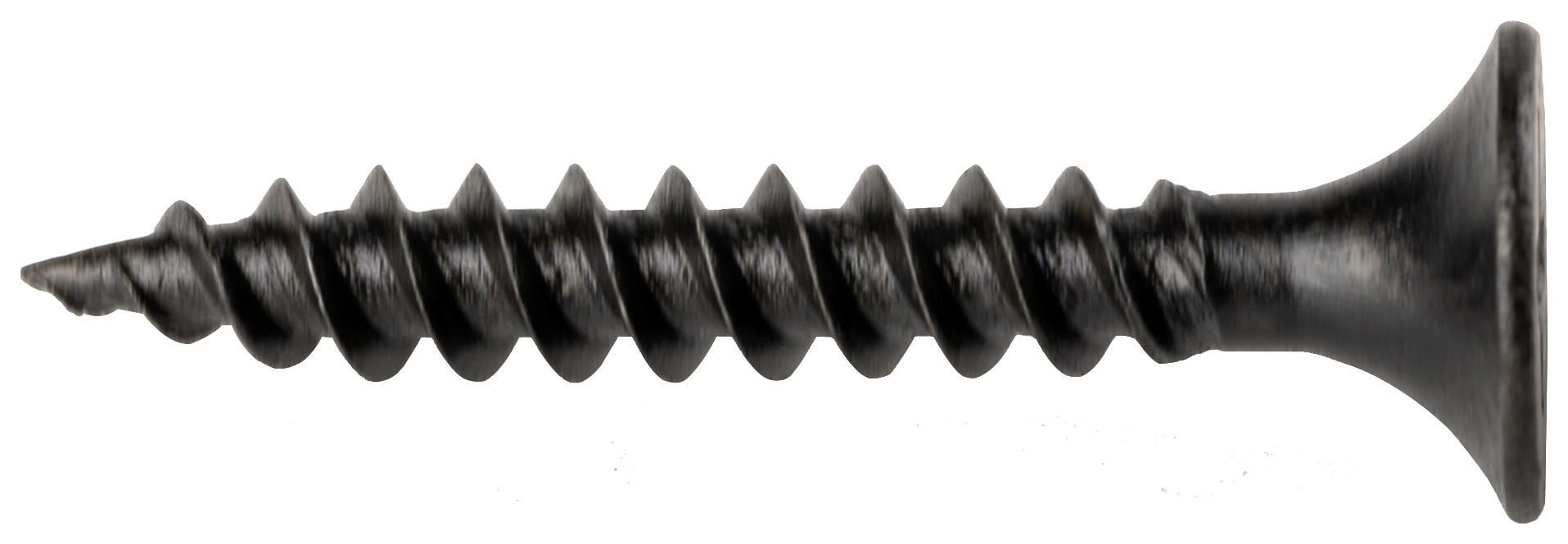 Wickes Fine Thread Black Phosphated Plasterboard Screws - 25mm - Pack of 200