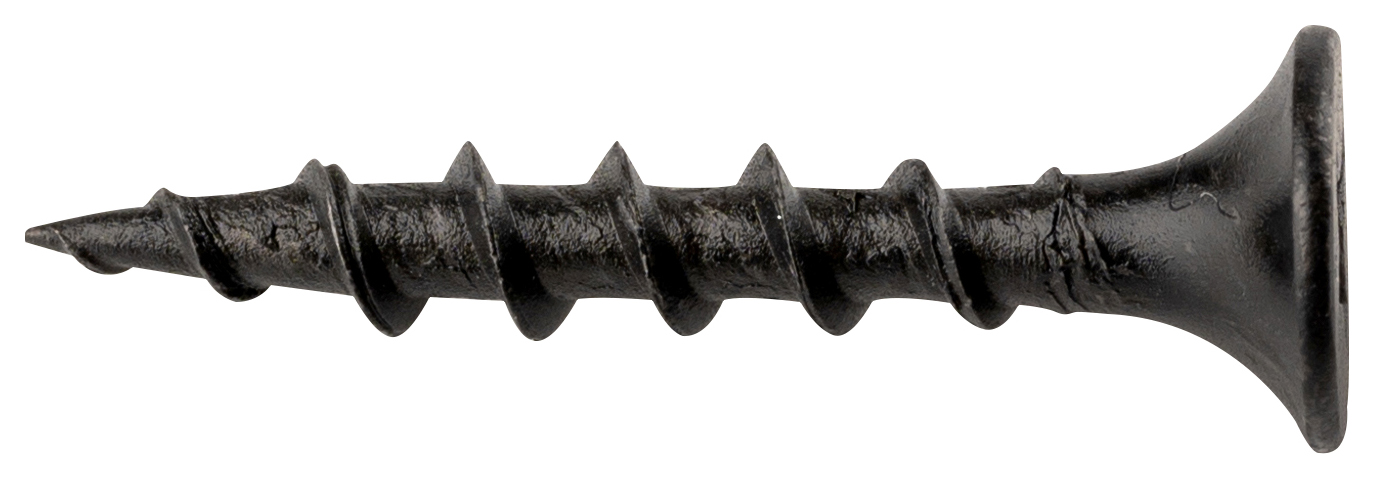 Wickes Coarse Thread Black Phosphated Plasterboard Screws - 25mm - Pack of 500