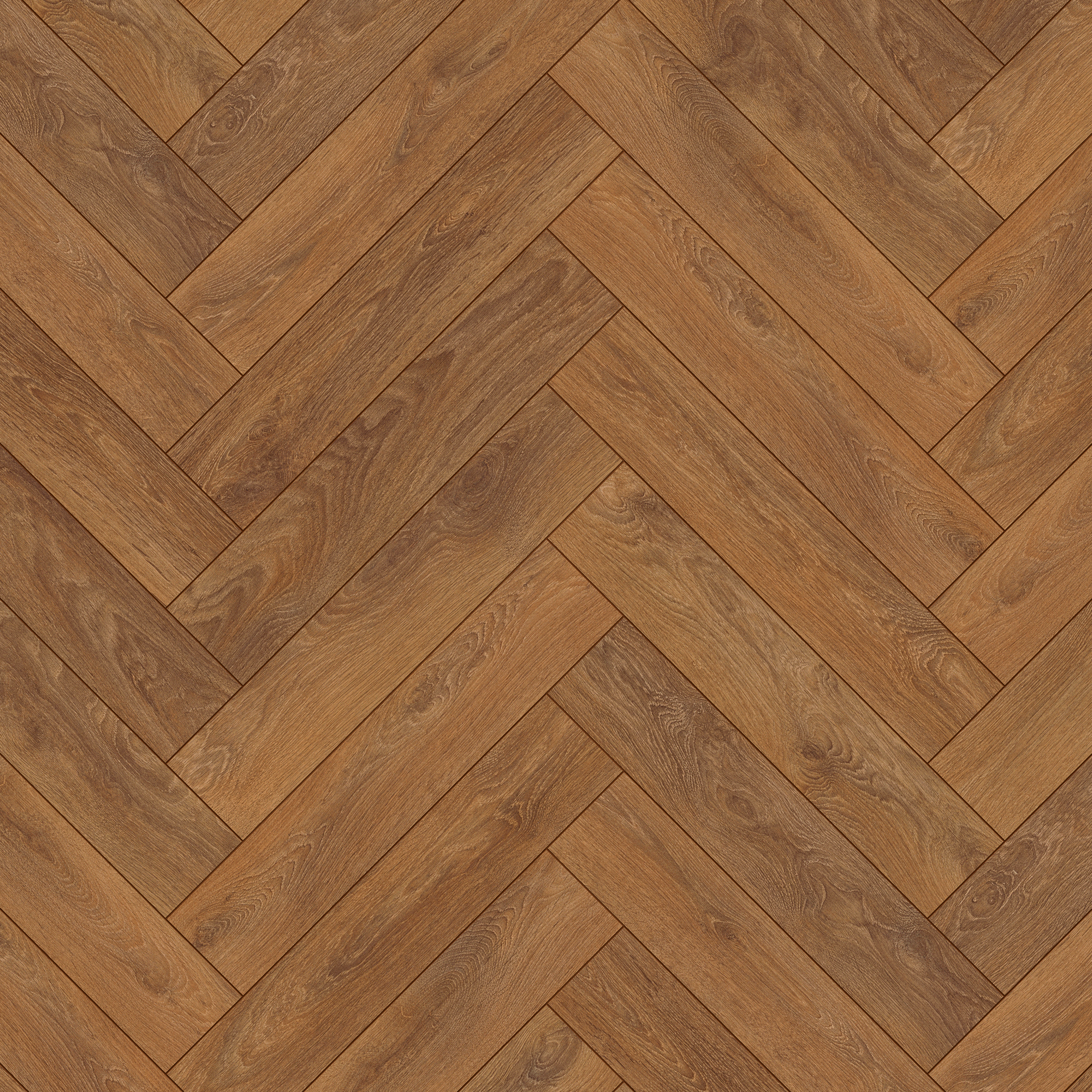 Image of Harlington Medium Oak Herringbone 8mm Laminate Flooring - 0.87m2