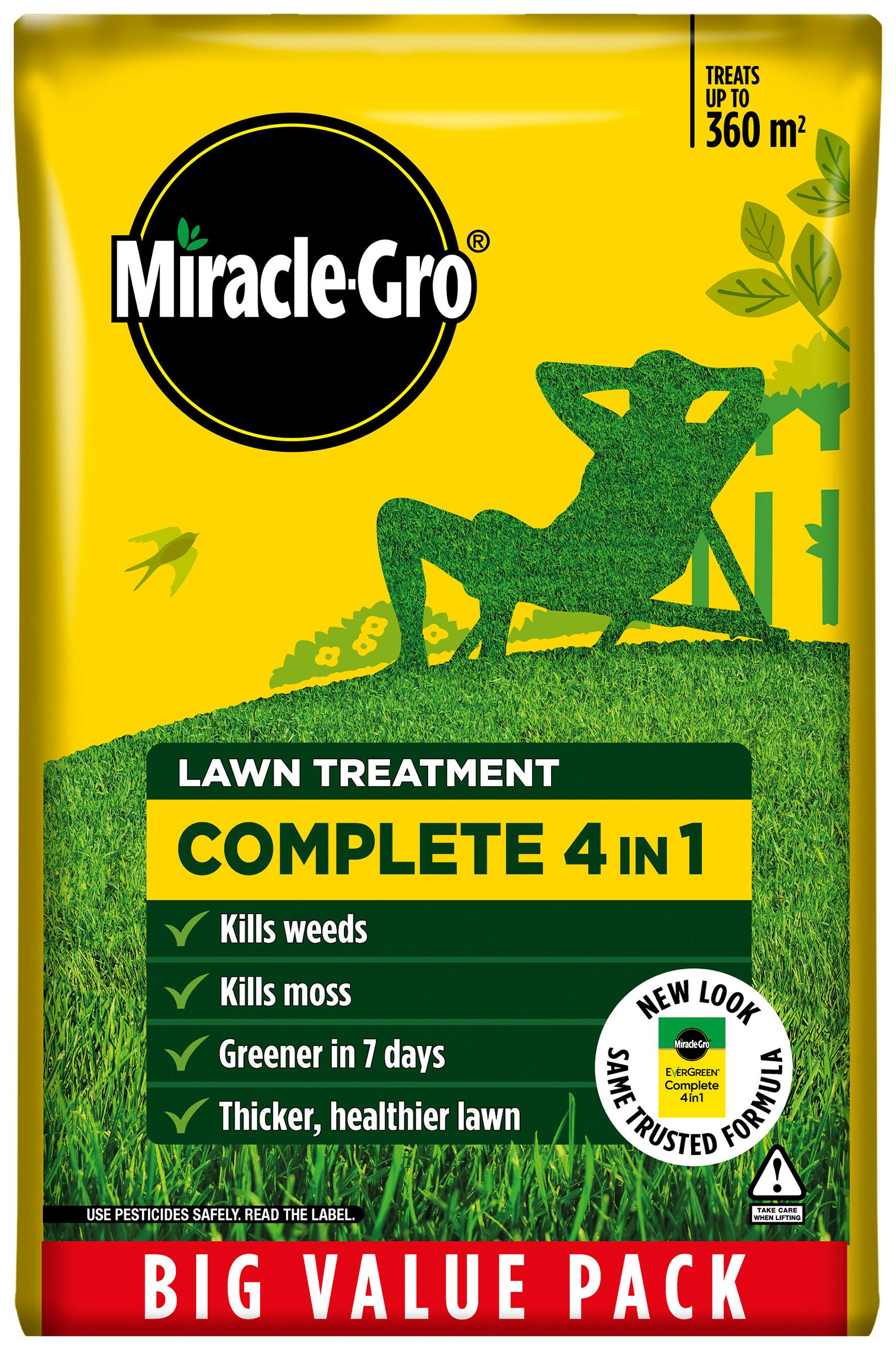 Miracle-Gro Evergreen Complete 4in1 Lawn Feed - 360m2