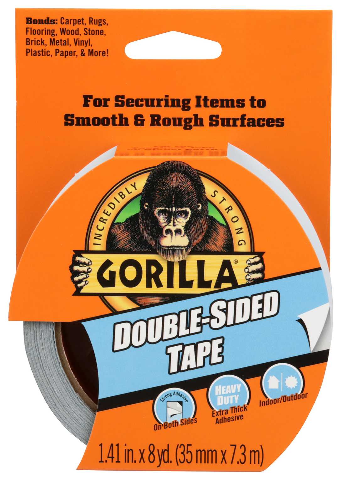 GORILLA TAPE WHITE 10M - Gorilla - Gaffer Tape, White, 48 mm x 10 m