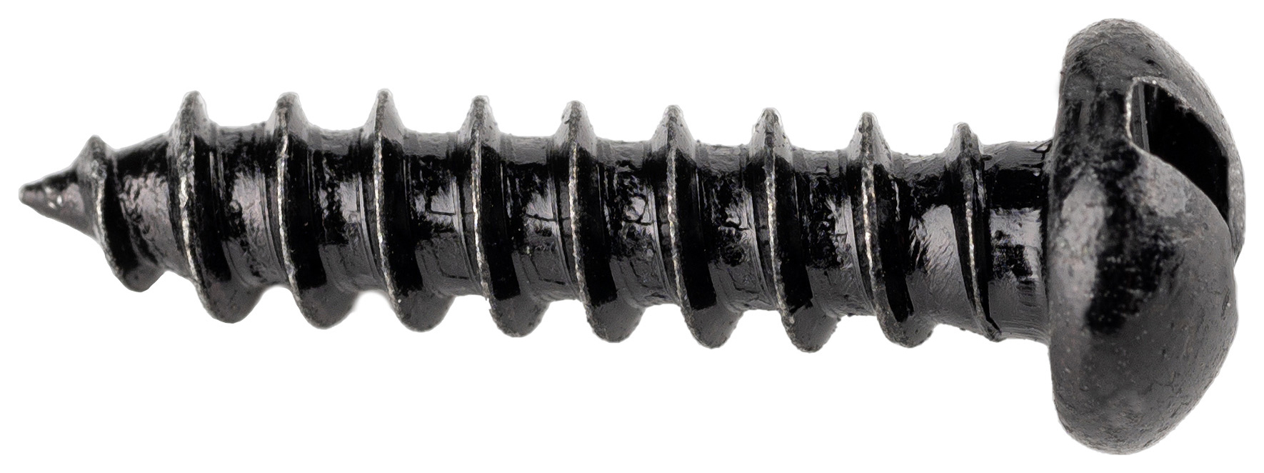 Wickes Black Japanned Wood Screws - 4 x 20mm - Pack of 25