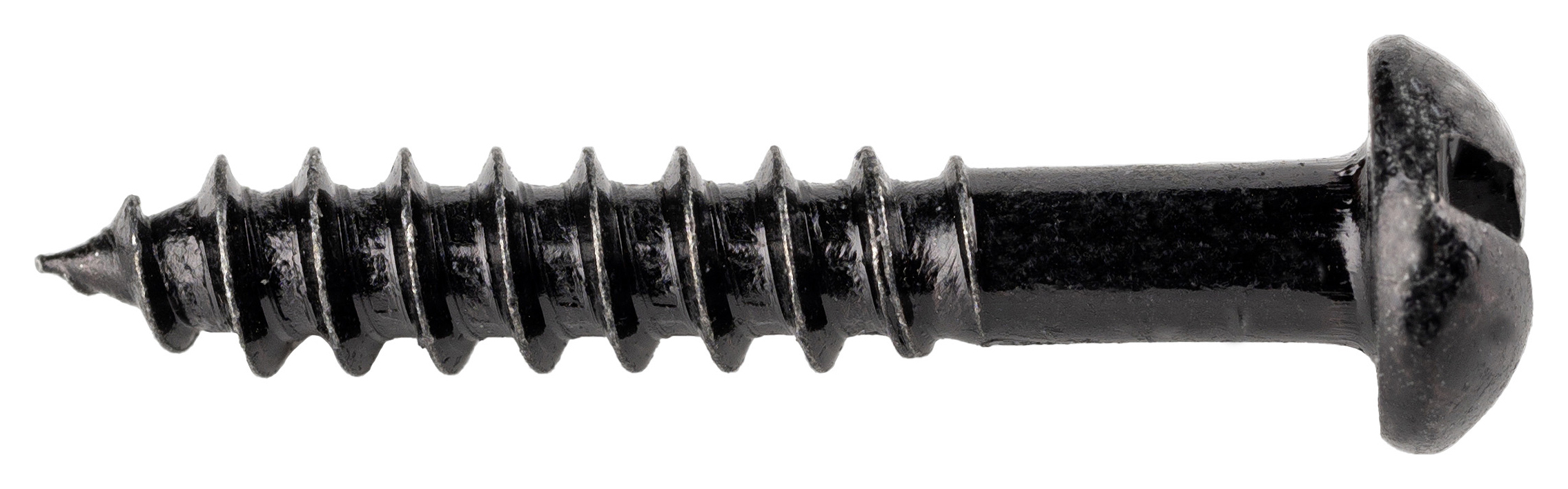 Wickes Black Japanned Wood Screws - 4 x 25mm - Pack of 25
