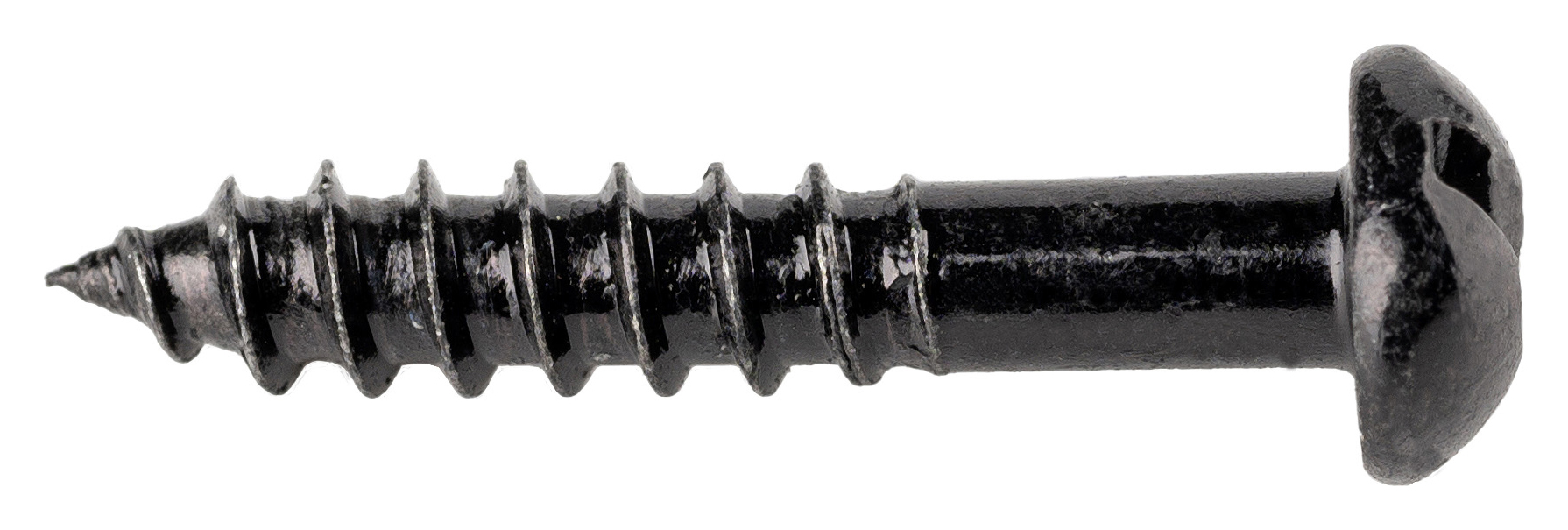 Wickes Black Japanned Wood Screws - 3.5 x 20mm - Pack of 25