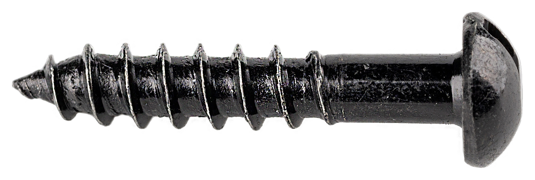 Wickes Black Japanned Wood Screws - 5 x 25mm - Pack of 25