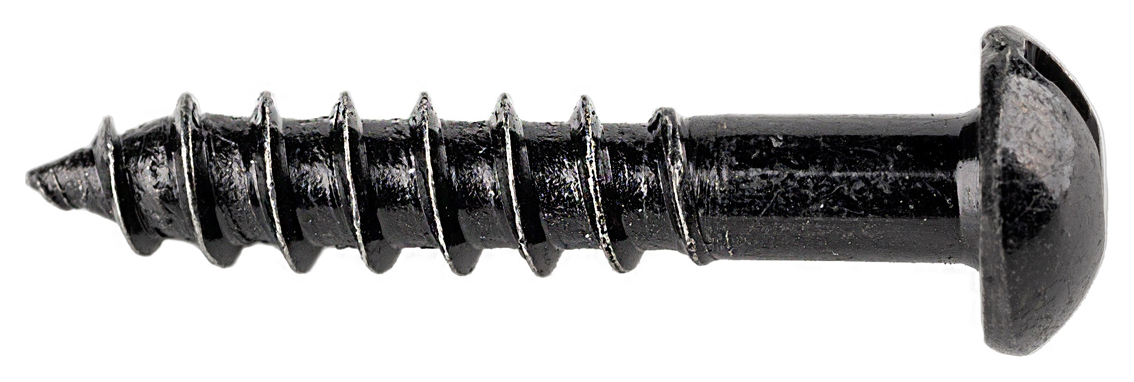 Wickes Black Japanned Wood Screws - 5 x