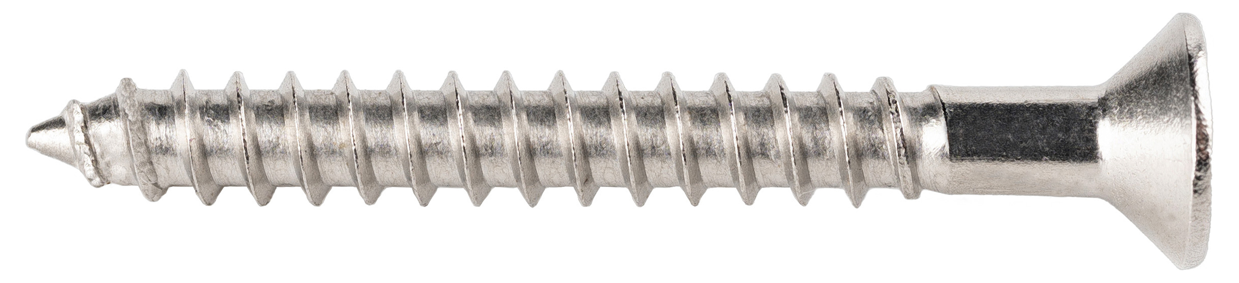 Wickes Stainless Steel Wood Screws - 3.5 x 30mm - Pack of 50