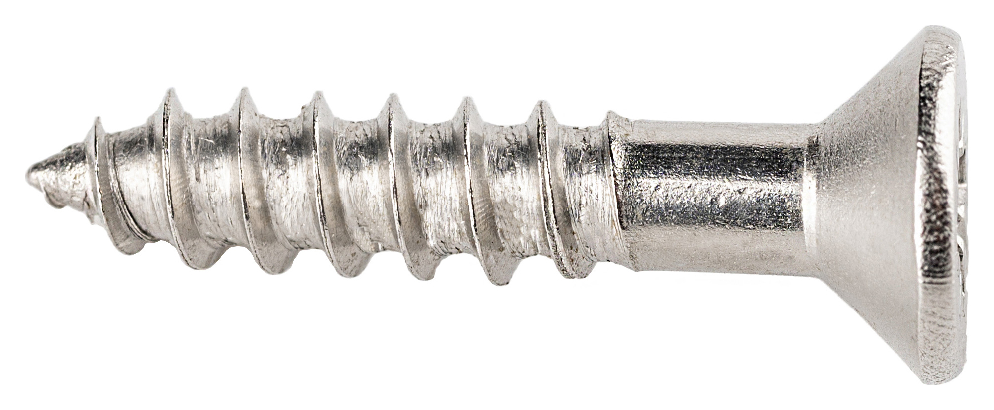 Wickes Stainless Steel Wood Screws - 5 x 25mm - Pack of 50